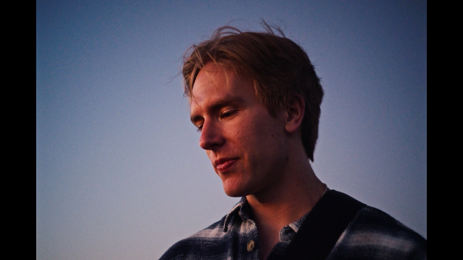 Close-up portrait of Nick at dusk